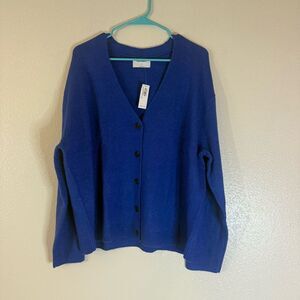 NEW Old Navy Royal Blue V-Neck Cardigan XL